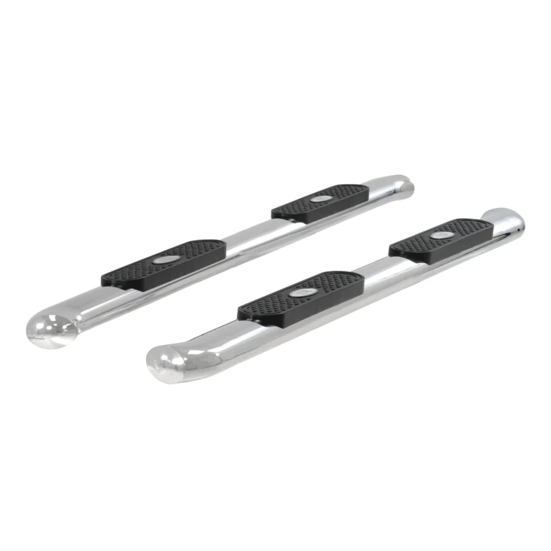 ARIES 4" Polished Stainless Oval Step Nerf Bars Model S223044-2
