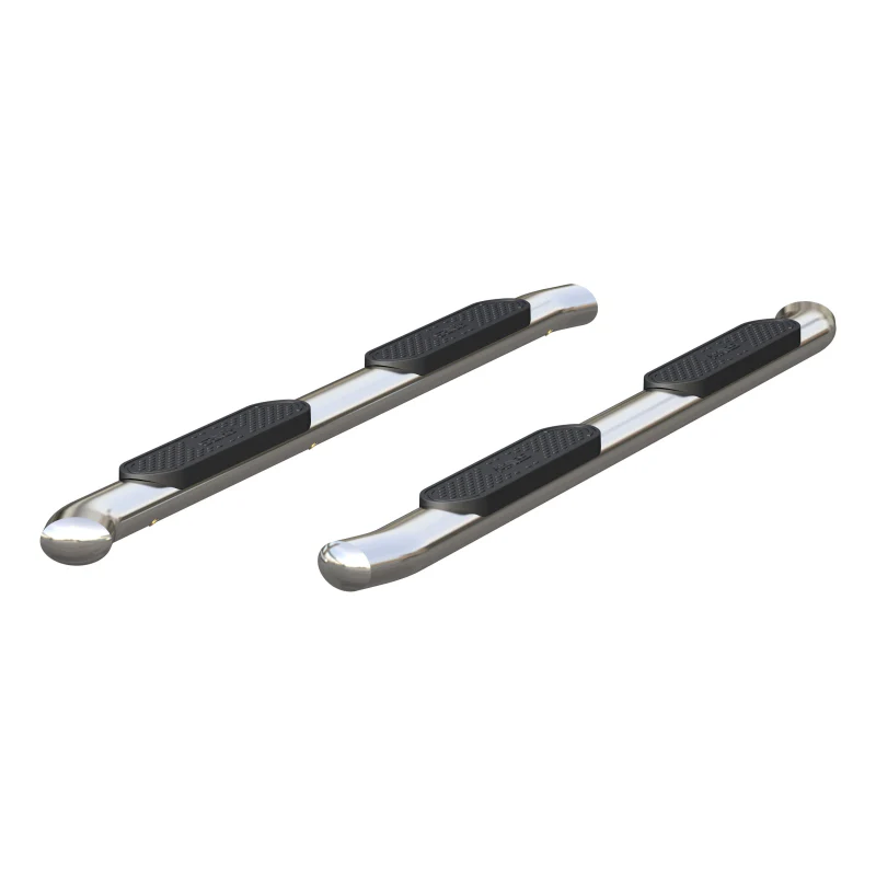 ARIES 4" Polished Stainless Oval Step Nerf Bars Model S224051-2