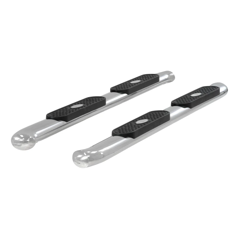 ARIES 4" Polished Stainless Oval Step Nerf Bars Model S225008-2