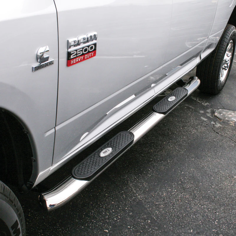 ARIES 4" Polished Stainless Oval Step Nerf Bars Model S225008-2 - Image 8