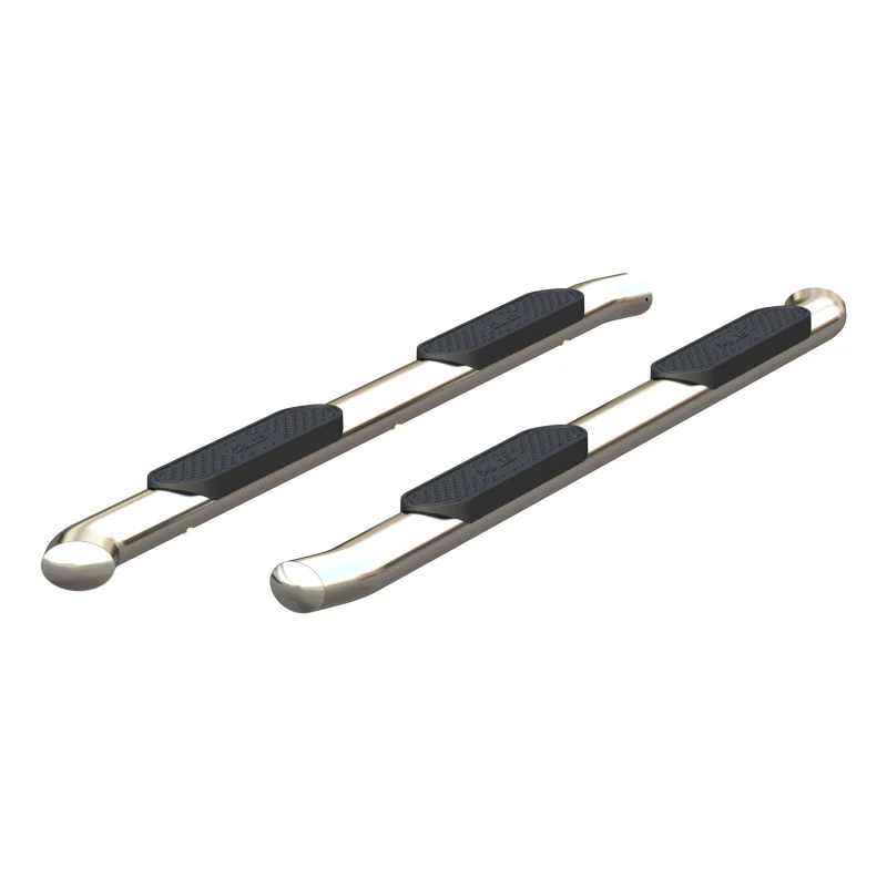 ARIES 4" Polished Stainless Oval Step Nerf Bars Model S225045-2