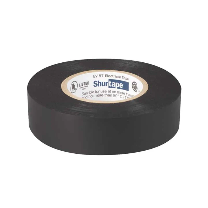 Shurtape Technologies LLC Shurtape Ev 57 Black Gen Purpose Grade, Ul Listed, Black Electrical Tape Black 3/4 In X 20 yds QTY of 100 Model 200782