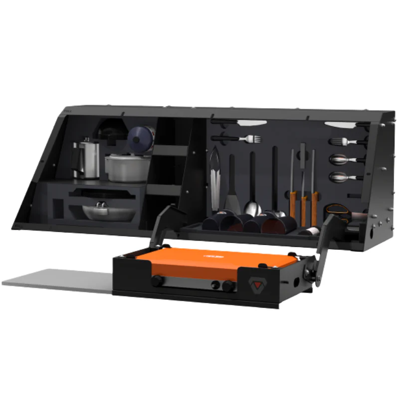 SmartCap Matte Black Kitchen-Bin For Right Side Mount Fits All Caps Model SA080616