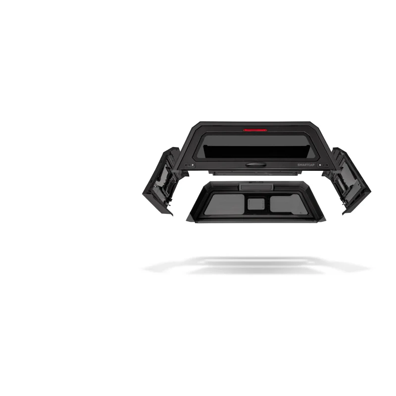 SmartCap Matte Black Truck Bed Cap EVO Sport Series w/ Vertical Locks Model EV1312-MB - Image 11