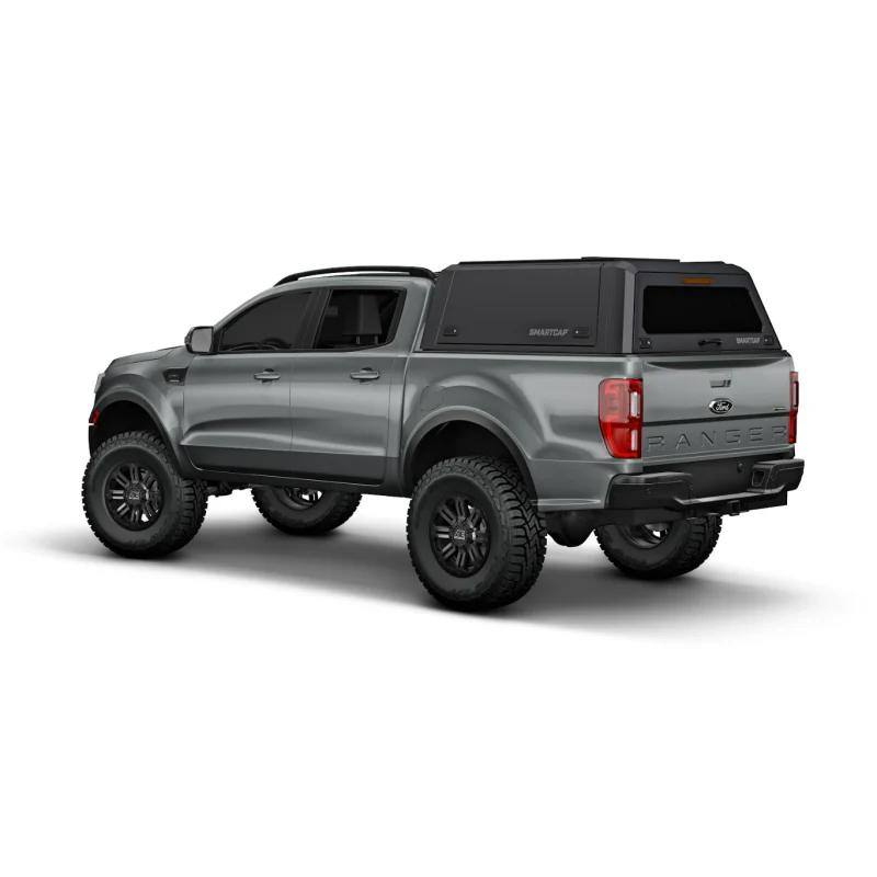 SmartCap Matte Black Truck Bed Cap EVOa Adventure Series w/ Horizontal Locks Model EA0304-MB
