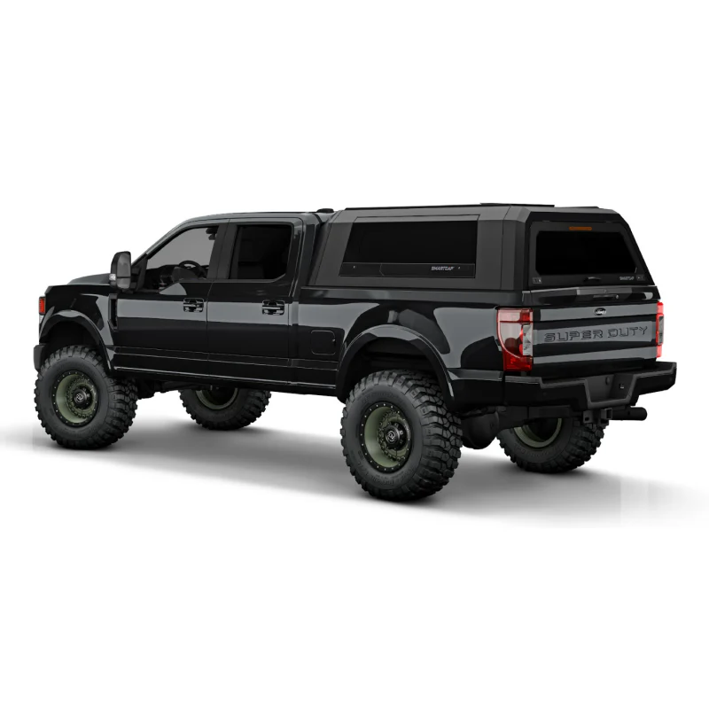 SmartCap Matte Black Truck Bed Cap EVOa Adventure Series w/ Horizontal Locks Model EA0315-MB