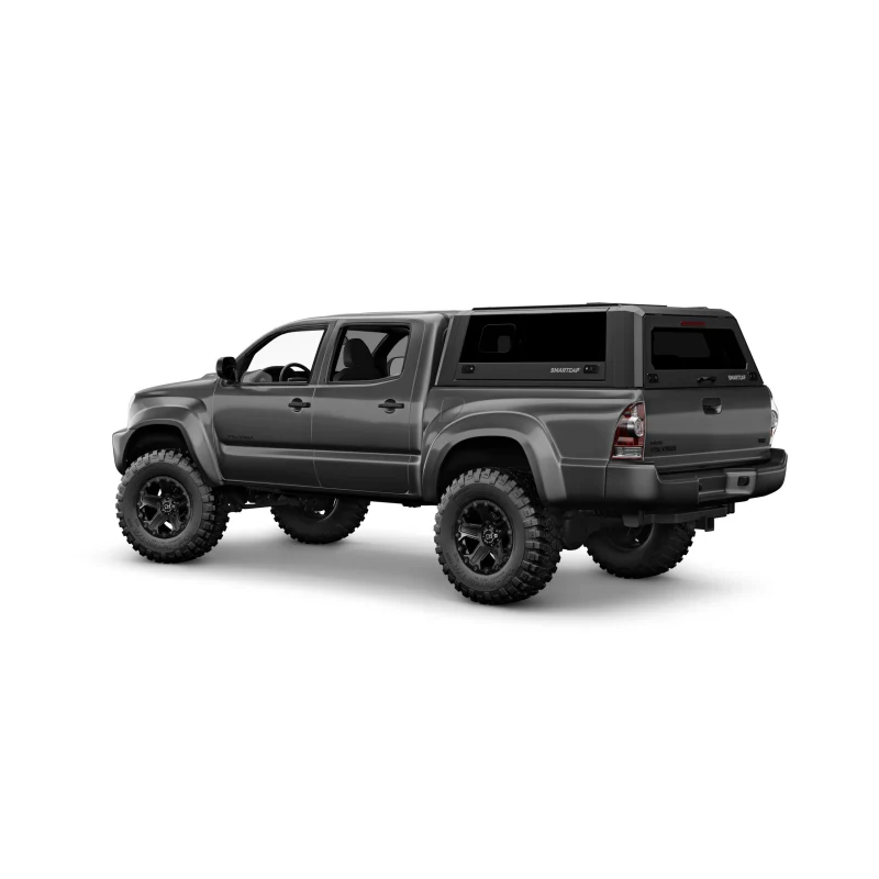 SmartCap Matte Black Truck Bed Cap EVOa Adventure Series w/ Horizontal Locks Model EA1308-MB