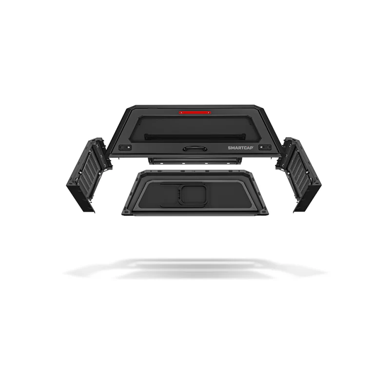SmartCap Matte Black Truck Bed Cap EVOa Adventure Series w/ Vertical Locks Model EA1001-MB - Image 2