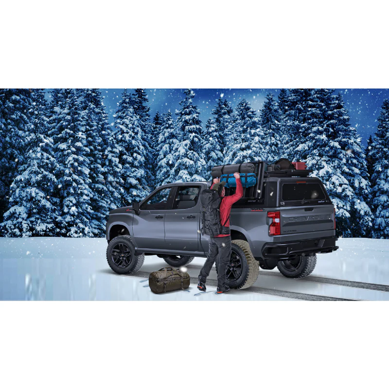 SmartCap Matte Black Truck Bed Cap EVOa Adventure Series w/ Vertical Locks Model EA1313-MB - Image 4