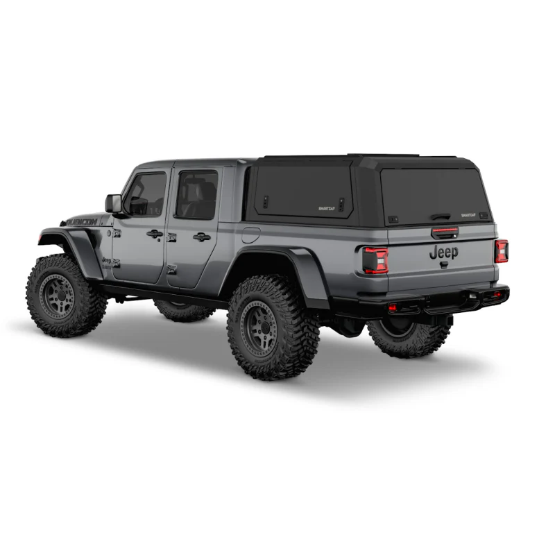 SmartCap Matte Black Truck Bed Cap EVOd Defender Series w/ Horizontal Locks Model ED0601-MB