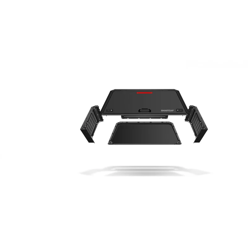 SmartCap Matte Black Truck Bed Cap EVOd Defender Series w/ Horizontal Locks Model ED1005-MB - Image 2
