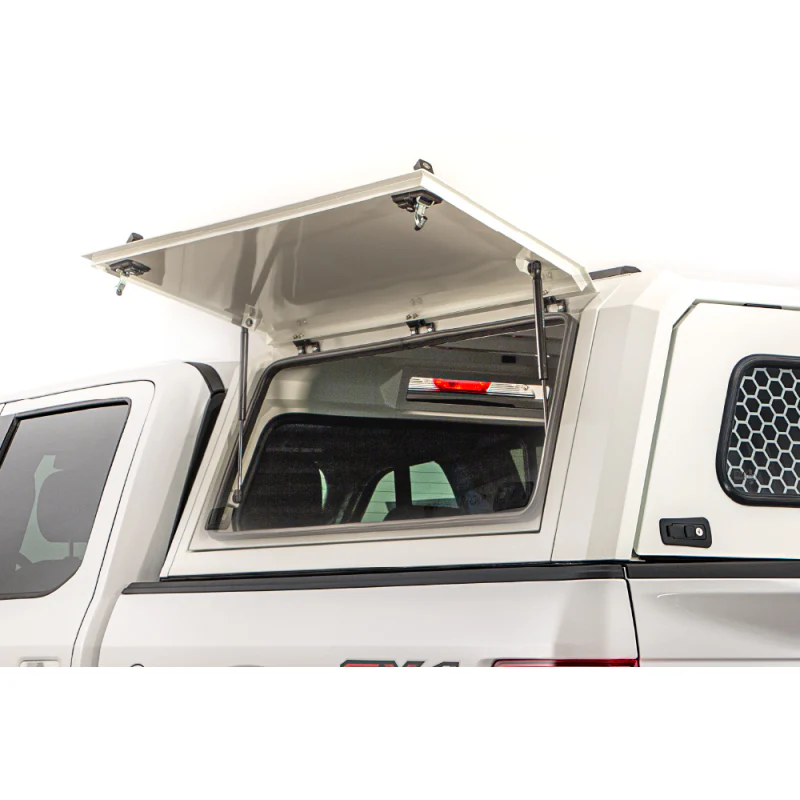 SmartCap OEM White Truck Bed Cap EVOc Commercial Series w/ Horizontal Locks Model EC1001-WH - Image 7