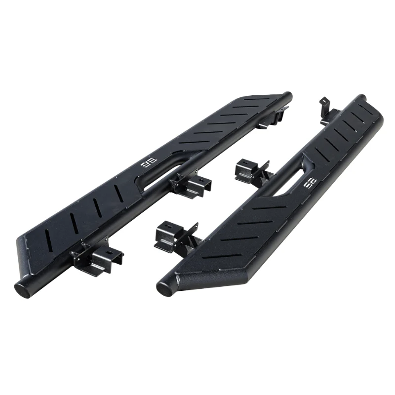 Smittybilt Bronco Rock Sliders w/ Step 4DR Model 61668W - Image 2