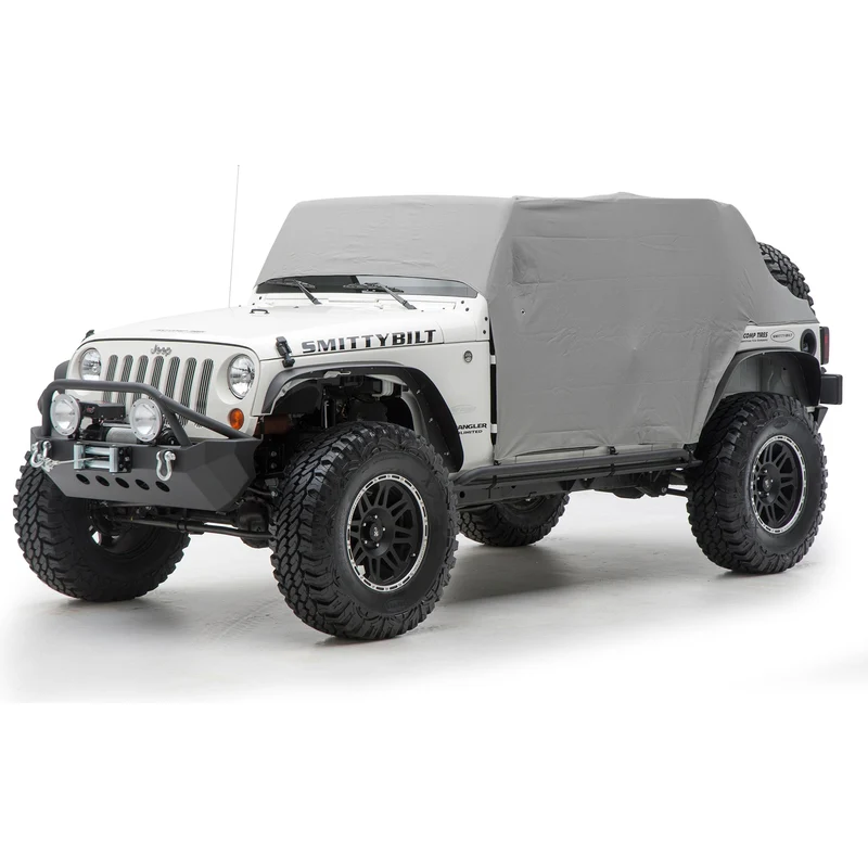Smittybilt Cab Cover w/ Door Flaps - Gray (07-18 JKU) Model 1069