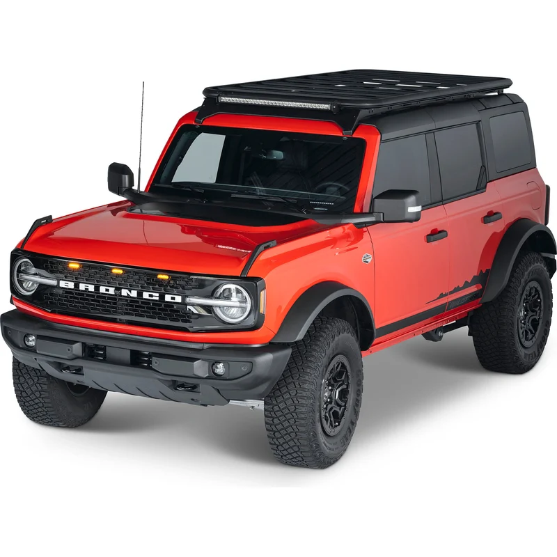 Smittybilt Defender Platform Bronco Rack Kit (Includes Mounting Kit) - Model BRONCO4DRRCK1