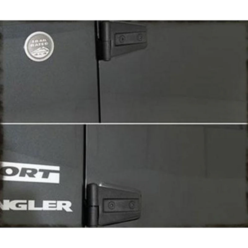 Smittybilt Door Hinge Kit - Black (07-18 JK/JKU) Model 7687
