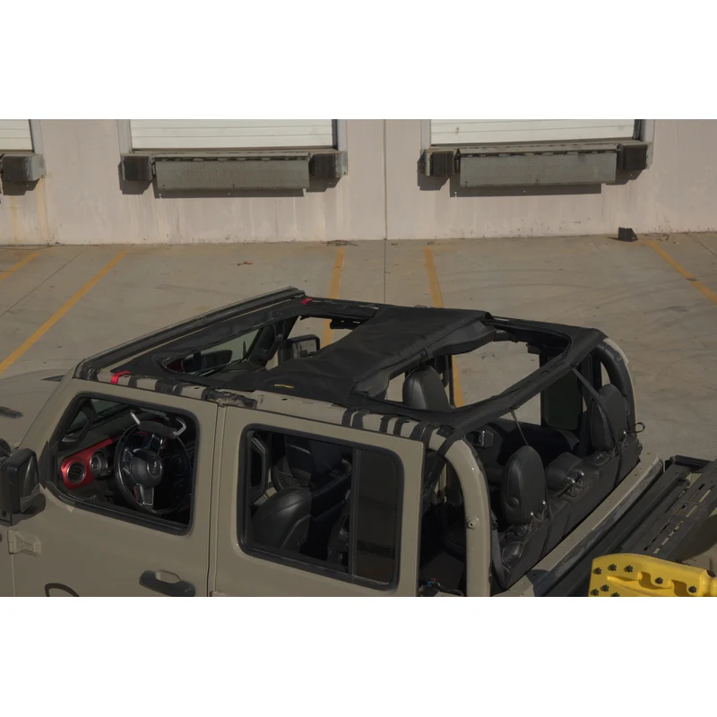 Smittybilt Extended Shade Top w/ Skylights - Black Diamond/Mesh (20+ JT) Model 97502 - Image 5