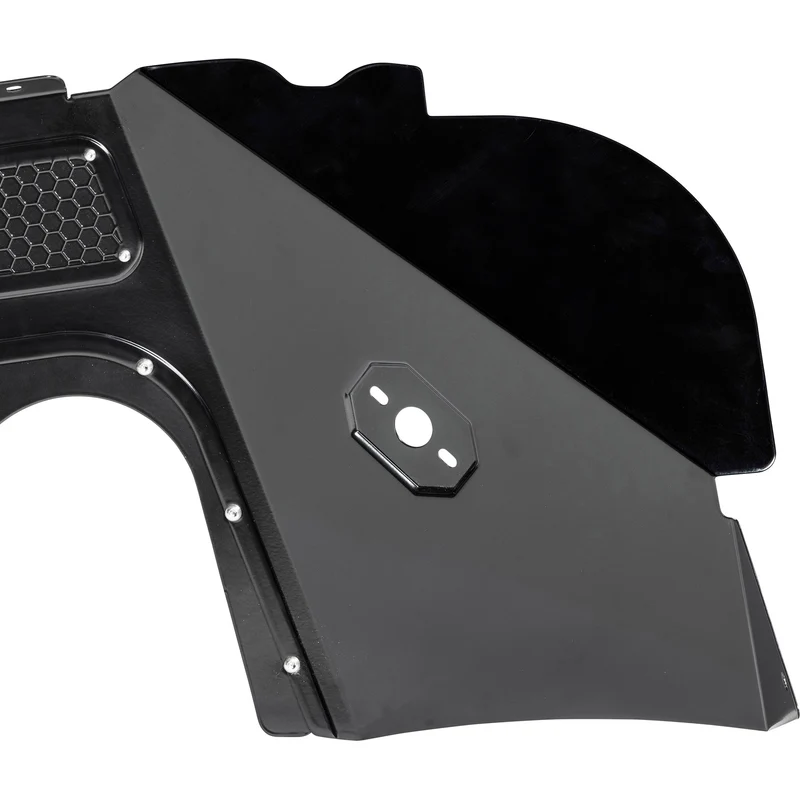 Smittybilt Front Aluminum Inner Fender Liner Pair - Black (18+ JL/JLU) Model 77984 - Image 9