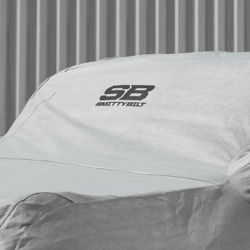 Smittybilt Full Car Cover w/ Storage Bag, Lock & Cable - Gray (21+ Bronco 2DR) Model 950 - Image 4
