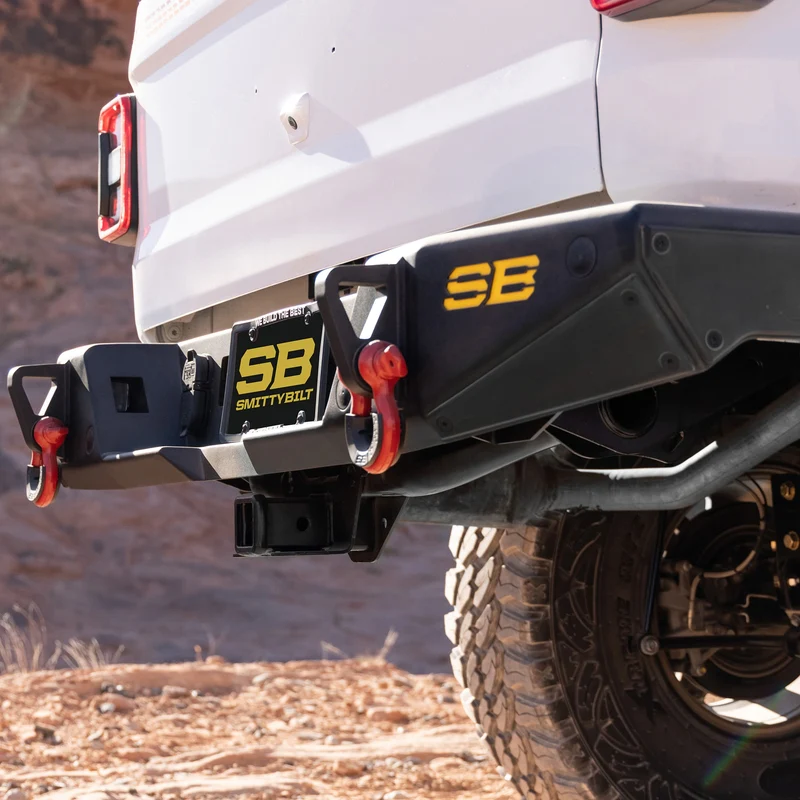Smittybilt JT XRC Gen 2 Rear Bumper w/ Locking Cubby - Textured Black (20+ JT) Model 79858 - Image 12