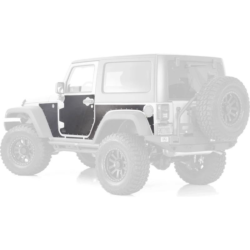 Smittybilt Mag-Armor (Magnetic Trail Skins) - Black (07-18 JK) Model 76992