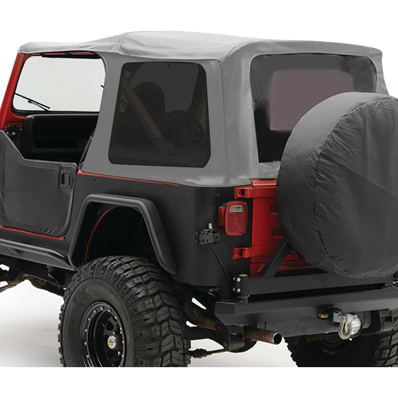 Smittybilt OEM Replacement Soft Top w/ Tinted Windows - Denim Gray (88-95 YJ) Model 9870211