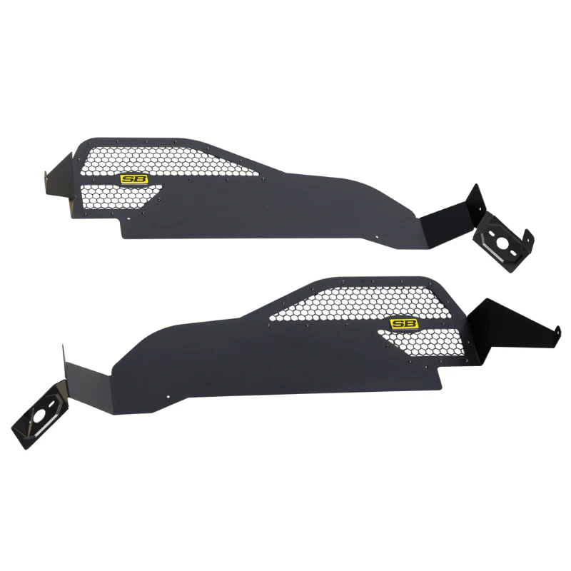 Smittybilt Rear Aluminum Inner Fender Liner Pair - Black (07-18 JK/JKU) Model 76986