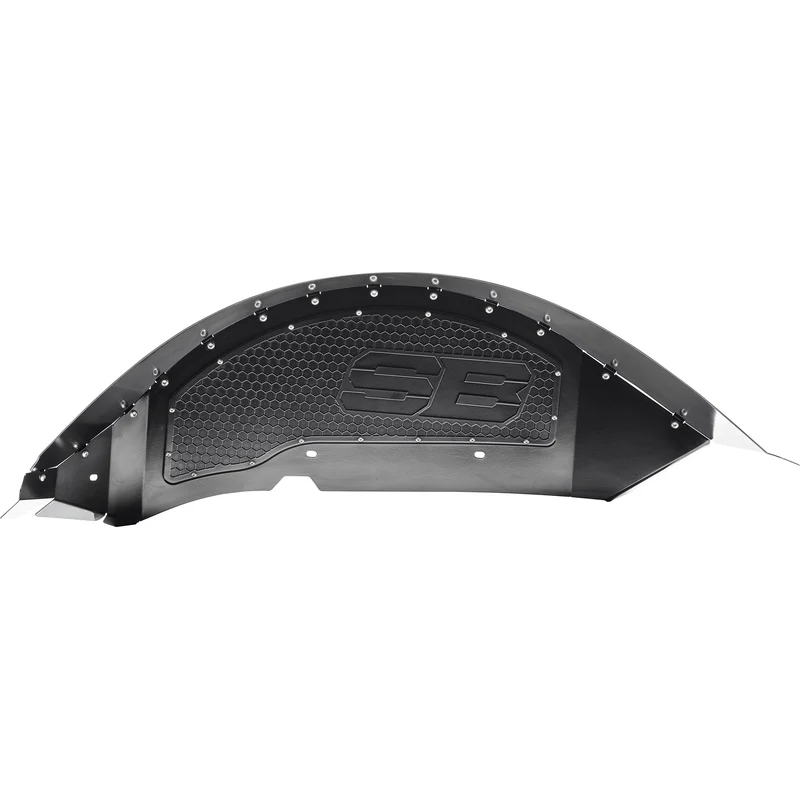 Smittybilt Rear Aluminum Inner Fender Liner Pair - Black (18+ JL/JLU) Model 77986 - Image 3