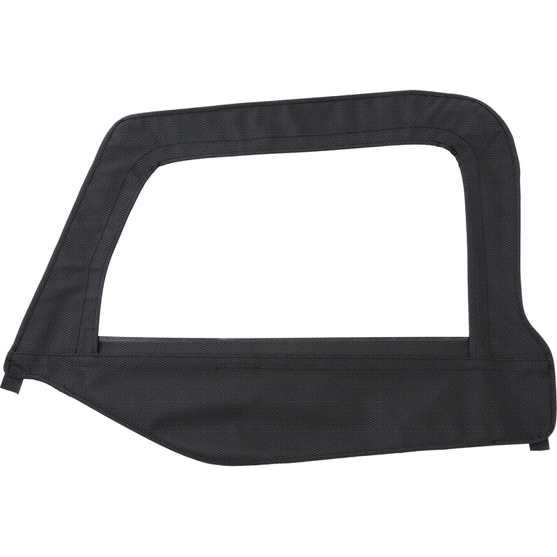 Smittybilt Soft Top Driver Side Door Skin w/ Frame -  Black Diamond (97-06 TJ) Model 79435