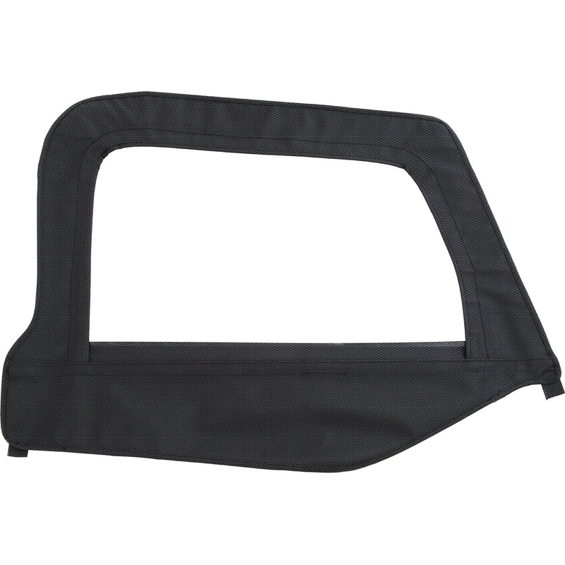 Smittybilt Soft Top Passenger Side Door Skin w/ Frame -  Black Diamond (97-06 TJ) Model 79535