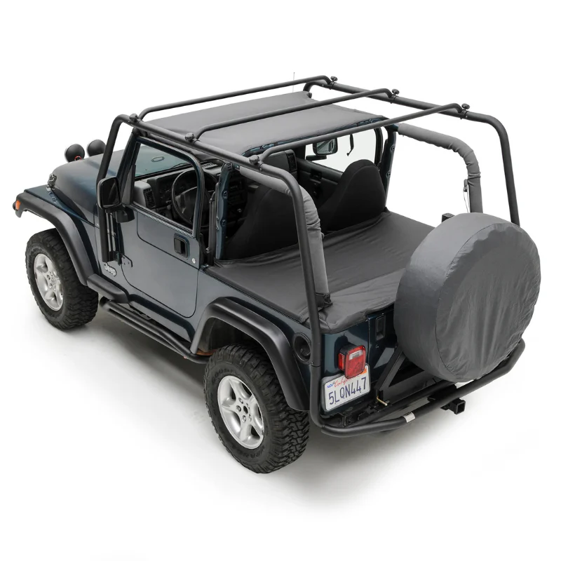 Smittybilt SRC Roof Rack - Textured Black (97-06 TJ) Model 76713