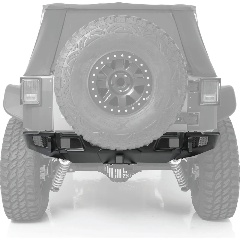 Smittybilt Stryker Rear Bumper - Textured Black (07-18 JK/JKU) Model 76732