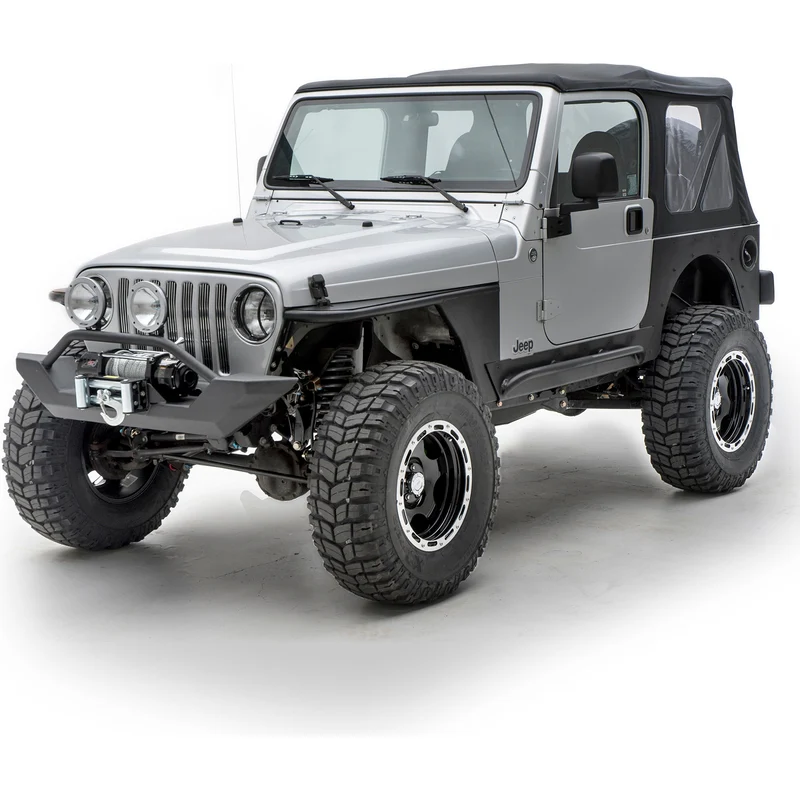 Smittybilt XRC Front Tube Fender Pair - Textured Black (97-06 TJ) Model 76872 - Image 3