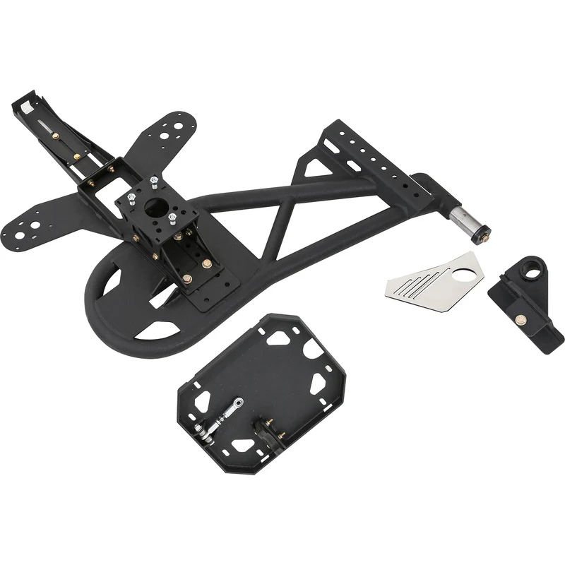 Smittybilt XRC Gen 2 Bolt-On Tire Carrier - Textured Black (07-18 JK/JKU) Model 76857 - Image 6