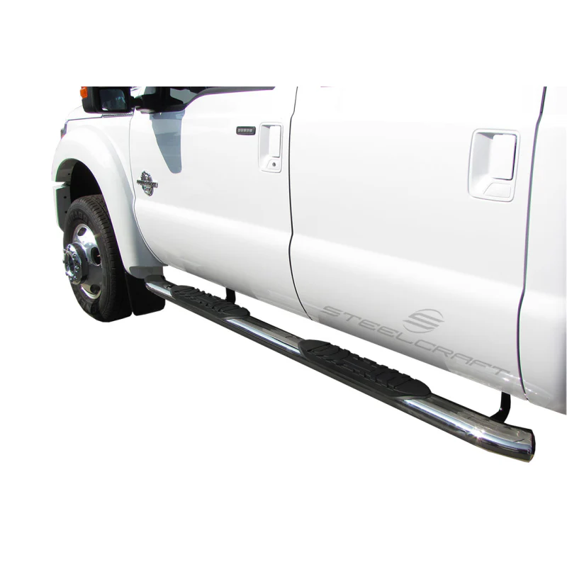 Steelcraft 5in. Oval Premium Stainless Steel Step Nerf Bars Model 412469P