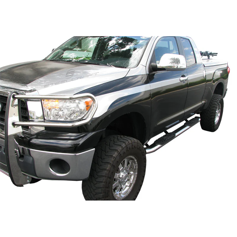Steelcraft 5in. Oval Premium Stainless Steel Step Nerf Bars Model 433109P