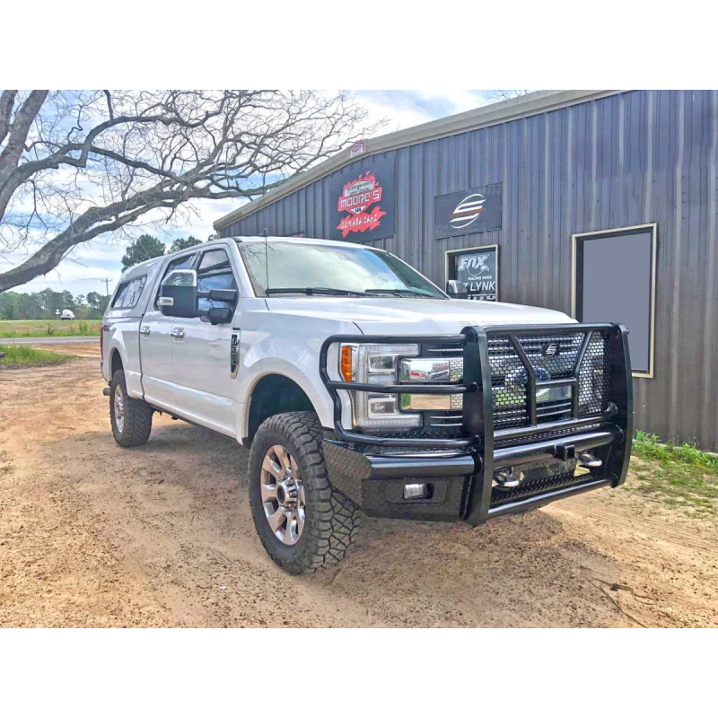Steelcraft HD Front Bumper W/ Grille Guard, Semi-Gloss Black Model HD11380RCC