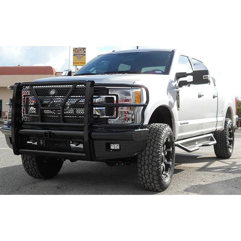 Steelcraft HD Front Bumper W/ Grille Guard, Semi-Gloss Black Model HD11380RCC - Image 3