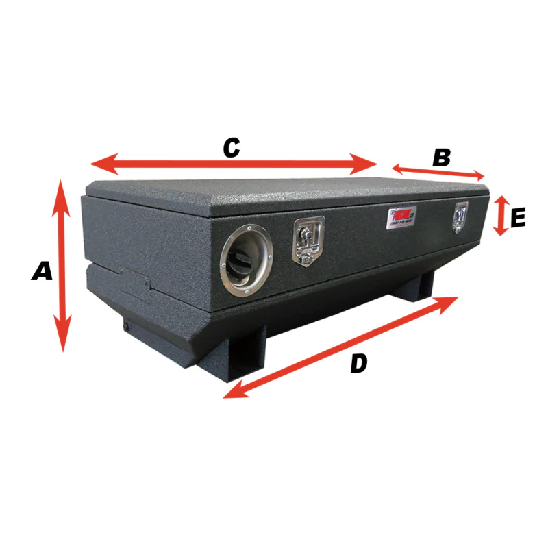 The FuelBox Tank and Tool Box Combo 40 Gallon Smooth Spray Liner Finish Model FTC44MS - Image 2
