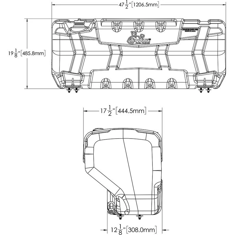 Titan Fuel Tanks 40 Gallon Extra Heavy Duty Cross-Linked Polyethylene Fuel Tank System Model 5410040 - Image 6