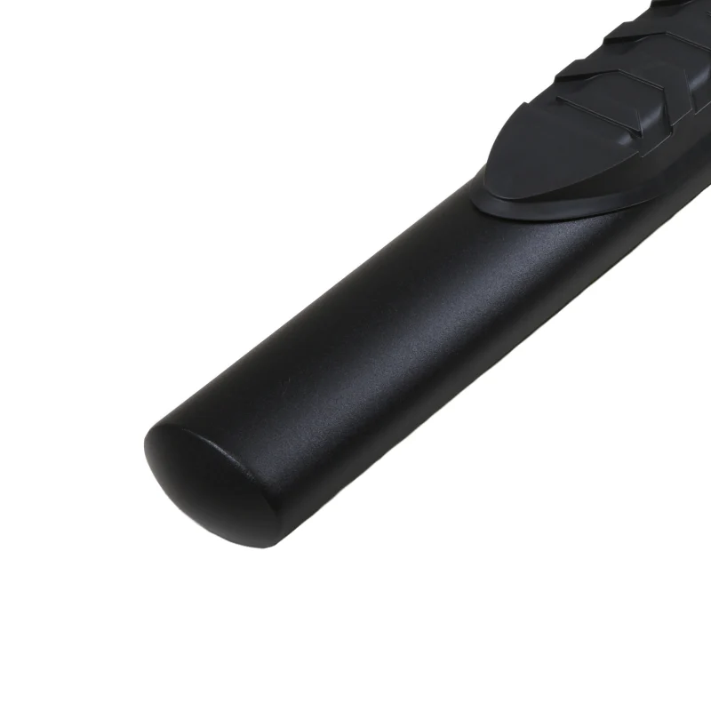 TrailFX 4" Oval Straight Step Nerf Bars W/ Step Pads Matte Black Steel Model A1554T - Image 2