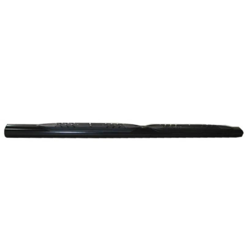 TrailFX 4" Oval Straight Step Nerf Bars W/ Step Pads Powder Coat Black Steel Model A1541B