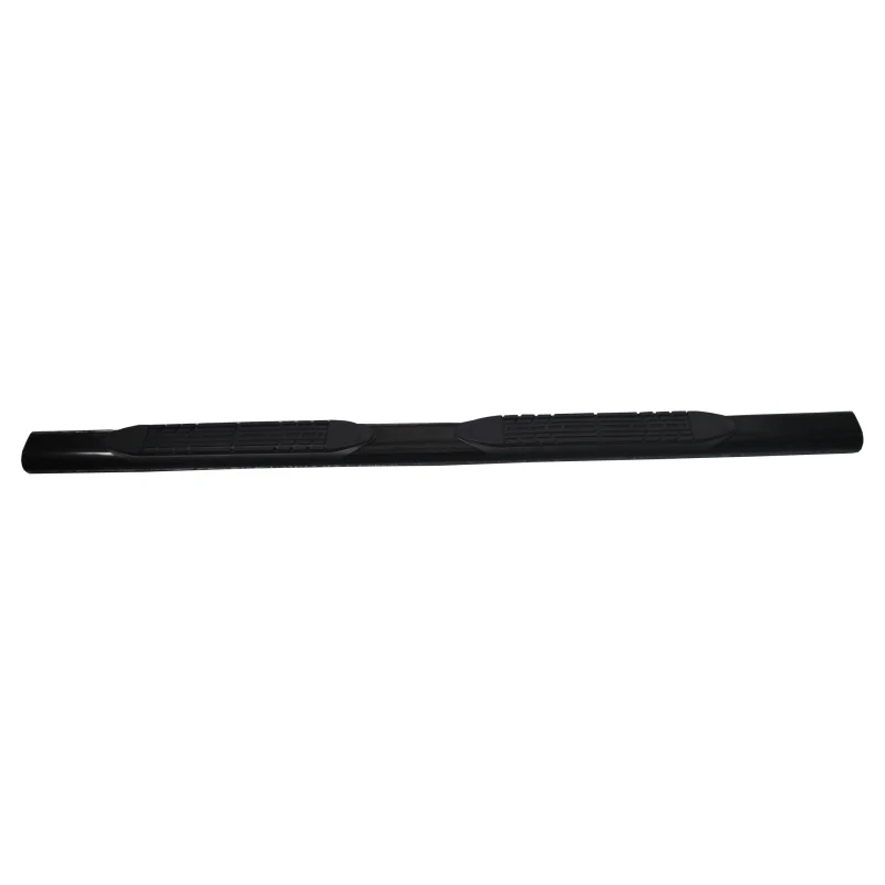TrailFX 4" Oval Straight Step Nerf Bars W/ Step Pads Powder Coat Black Steel Model A1548B