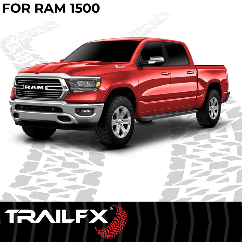 TrailFX A6 Running Boards Titanium Black Aluminum Model AL6013B - Image 5