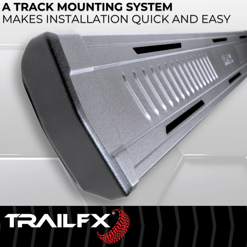 TrailFX A6 Running Boards Titanium Black Aluminum Model AL6017B - Image 7