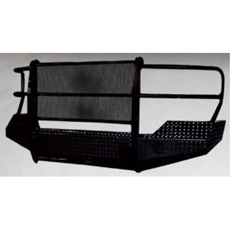 TrailFX Bumper W/ Grille Guard W/O Winch Mount Black Steel Model FX3016