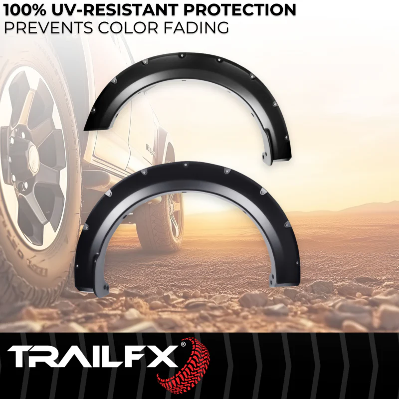 TrailFX Fender Flare Pocket Style Flare Smooth Set Of 4 Model TFF3011S - Image 3