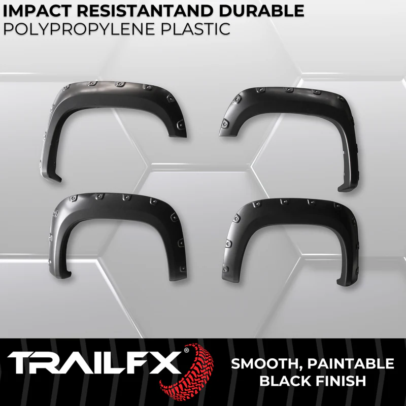 TrailFX Fender Flare Pocket Style Flare Smooth Set Of 4 Model TFG3001S - Image 3