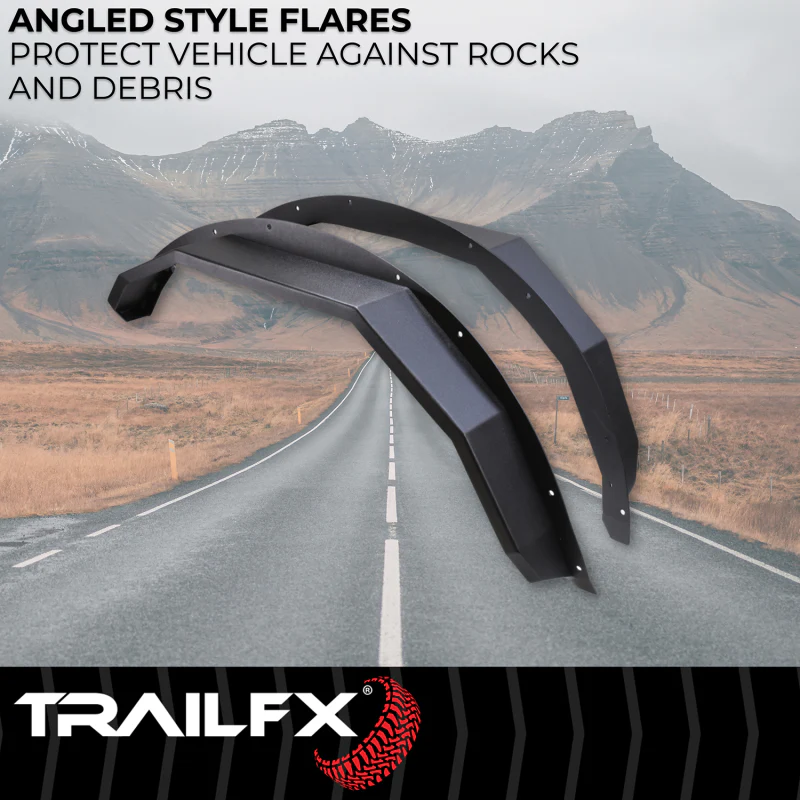 TrailFX Front Angle Tube Fender Flare Model BR007T - Image 2