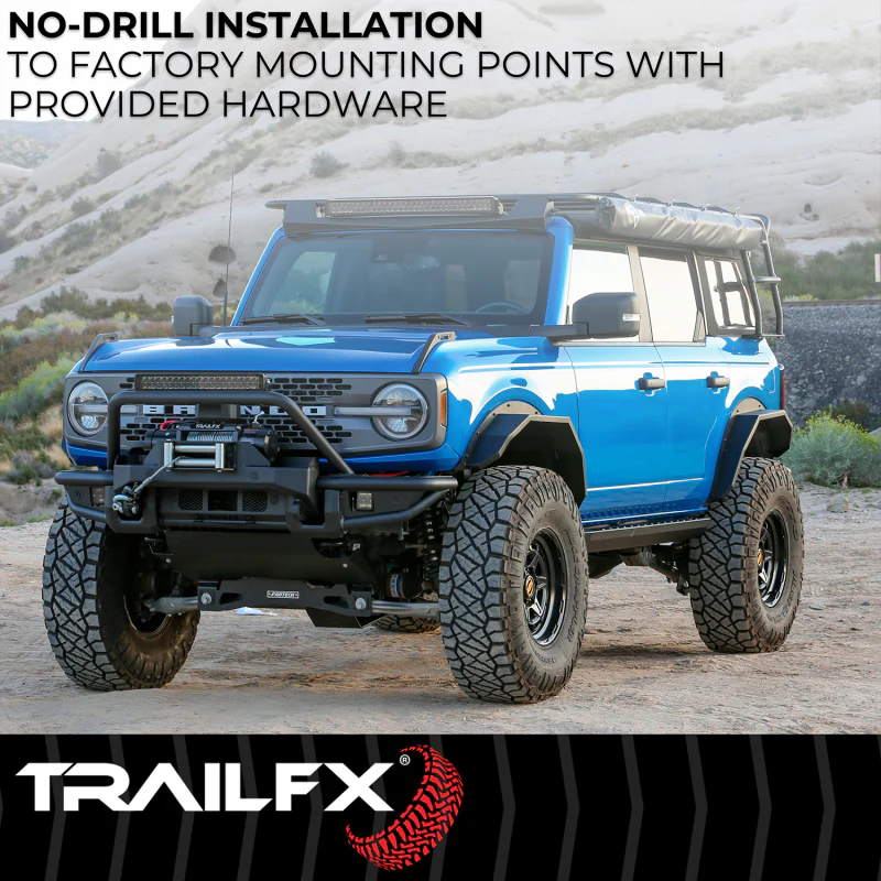 TrailFX Front Angle Tube Fender Flare Model BR007T - Image 5